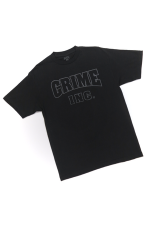 Crime Inc. Black on Black Men's Short Sleeve