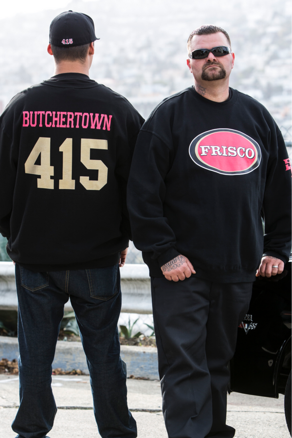 Butchertown Men's Crewneck - Football Theme