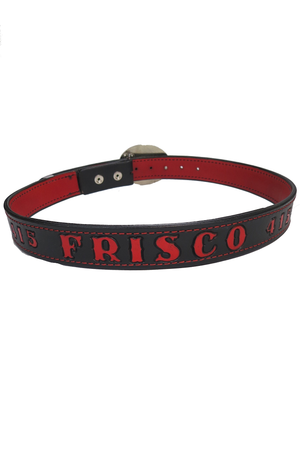 Frisco 415 Stamped Leather Belt