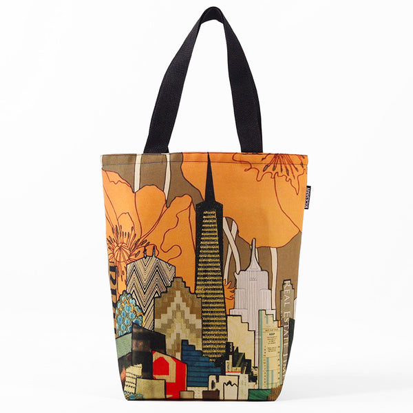 SF Skyline Poppy Tote Bag