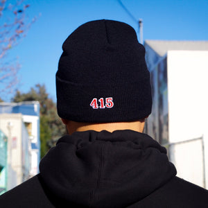 California 415 Cuffed Knit Beanie Cap