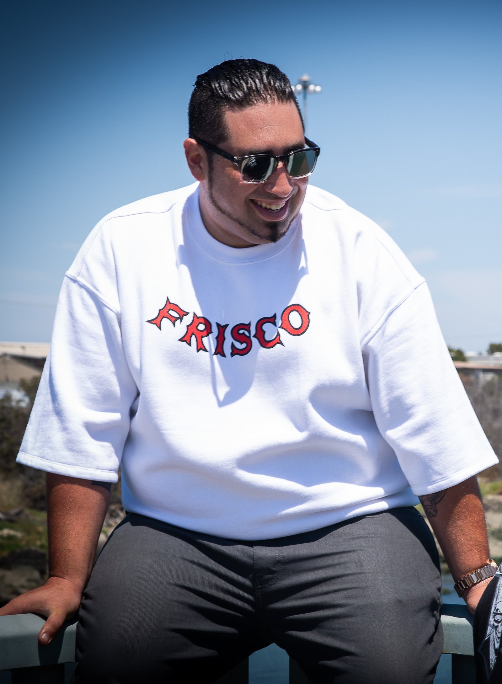 Frisco 415 Chop Sleeve Crew Neck Sweatshirt