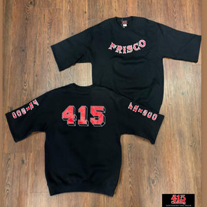 Frisco 415 Chop Sleeve Crew Neck Sweatshirt