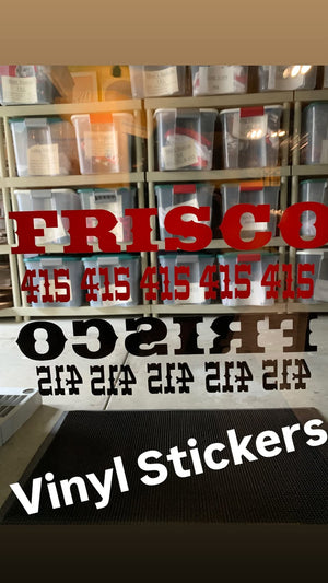Frisco Vinyl Sticker