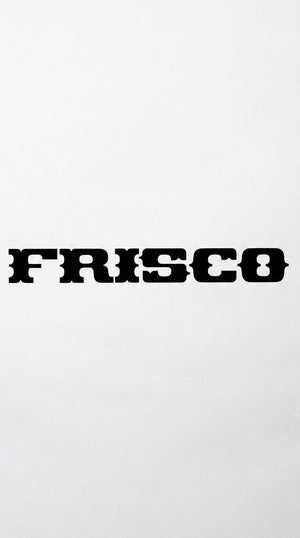 Frisco Vinyl Sticker