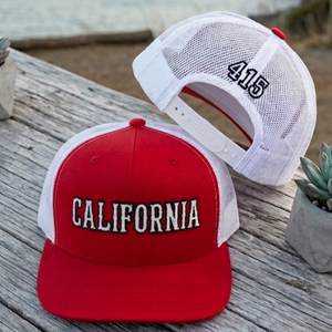 California Trucker Curved Bill Snapback