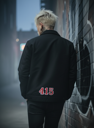 Frisco Embroidered Men's Lined Mechanics Jacket