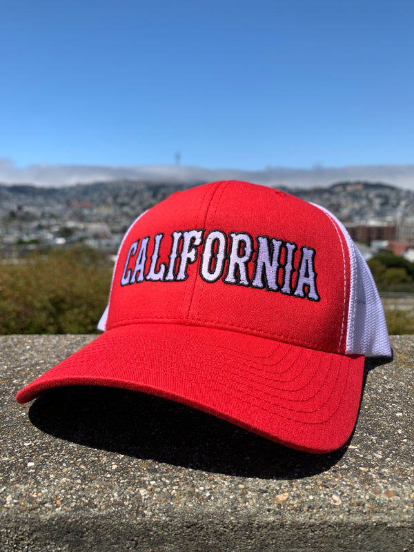 California Trucker Curved Bill Snapback - 415 Clothing, Inc.
