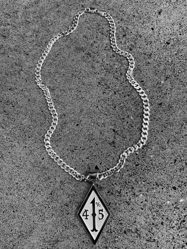415 1% Sterling Silver Pendant - 415 Clothing, Inc.