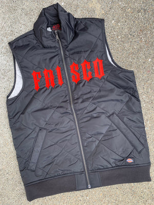 Ladies Frisco Embroidered Quilted Vest