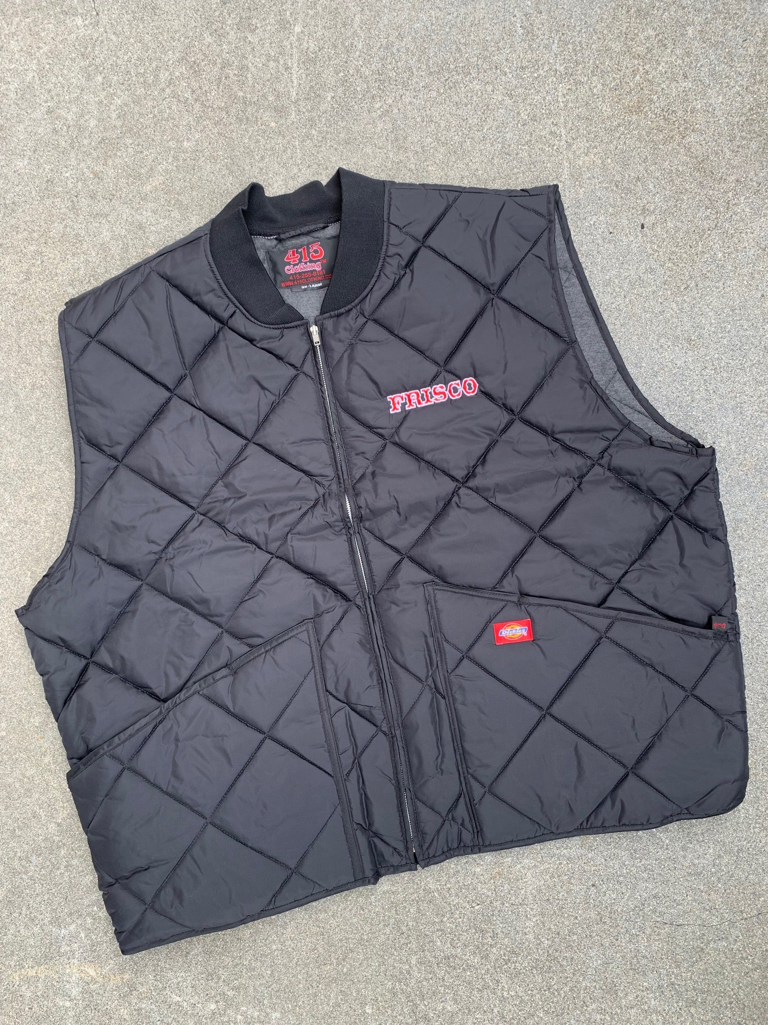 Frisco Embroidered Quilted Vest