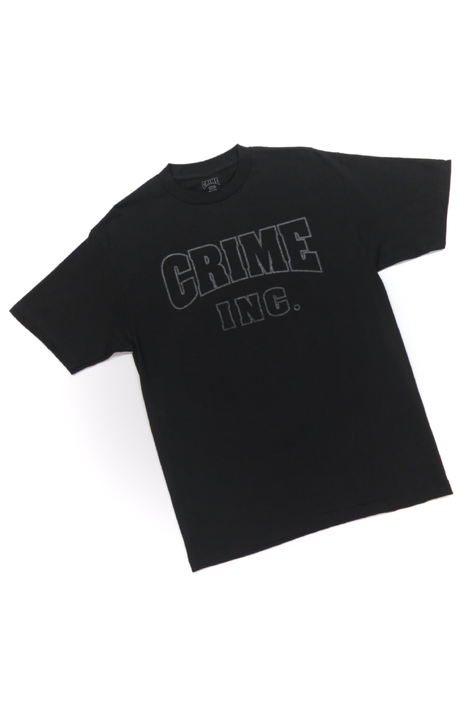 Crime Inc. Black on Black Men's Short Sleeve - 415 Clothing, Inc.