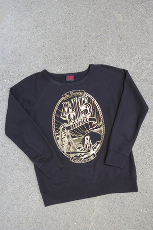 San Francisco 415 Bridge Gold Foil Unisex Crewneck