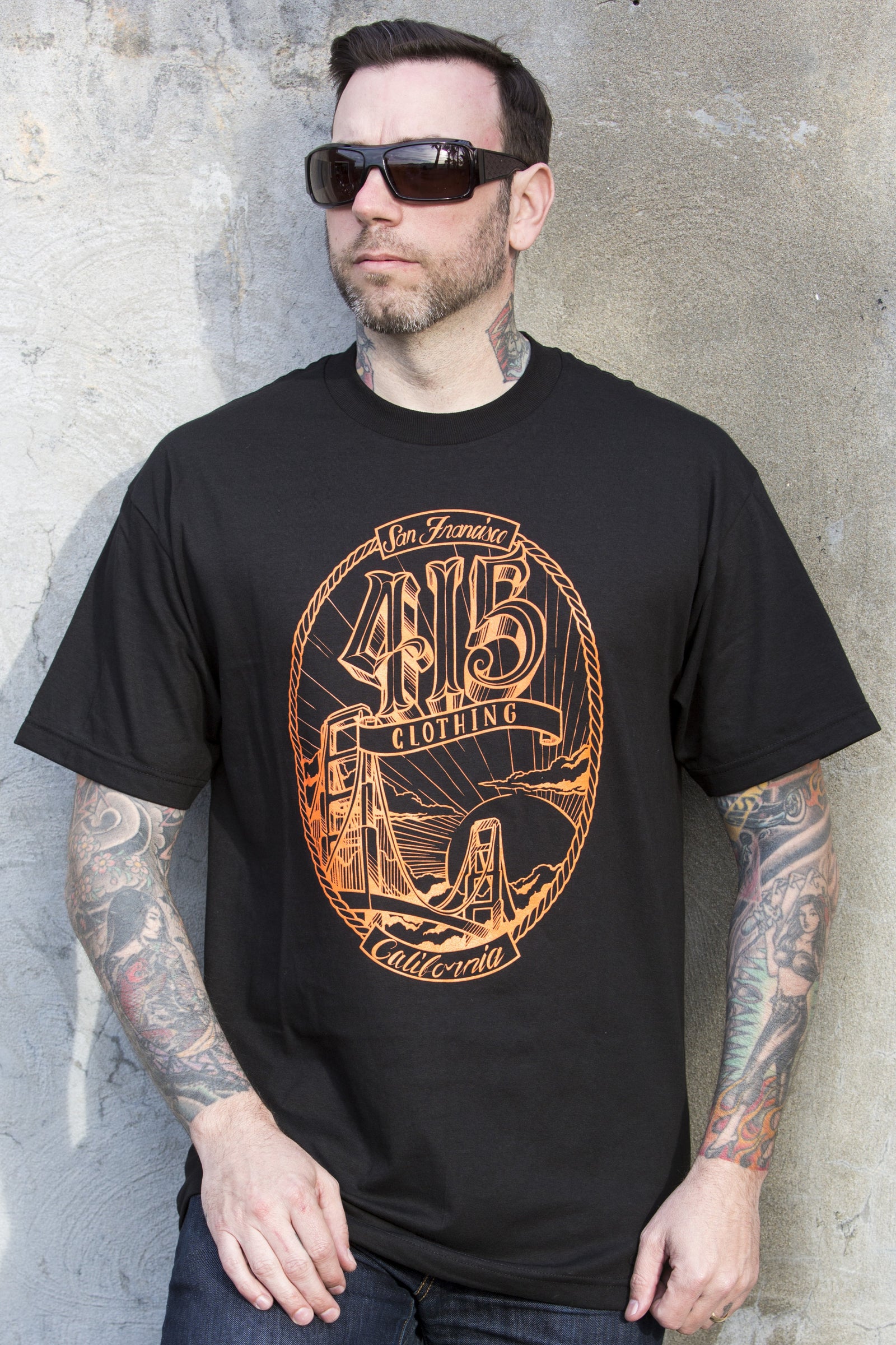 San Francisco Bridge 415 Unisex T-Shirt