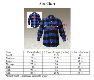 415 Embroidered Concealed Carry Men's Flannel