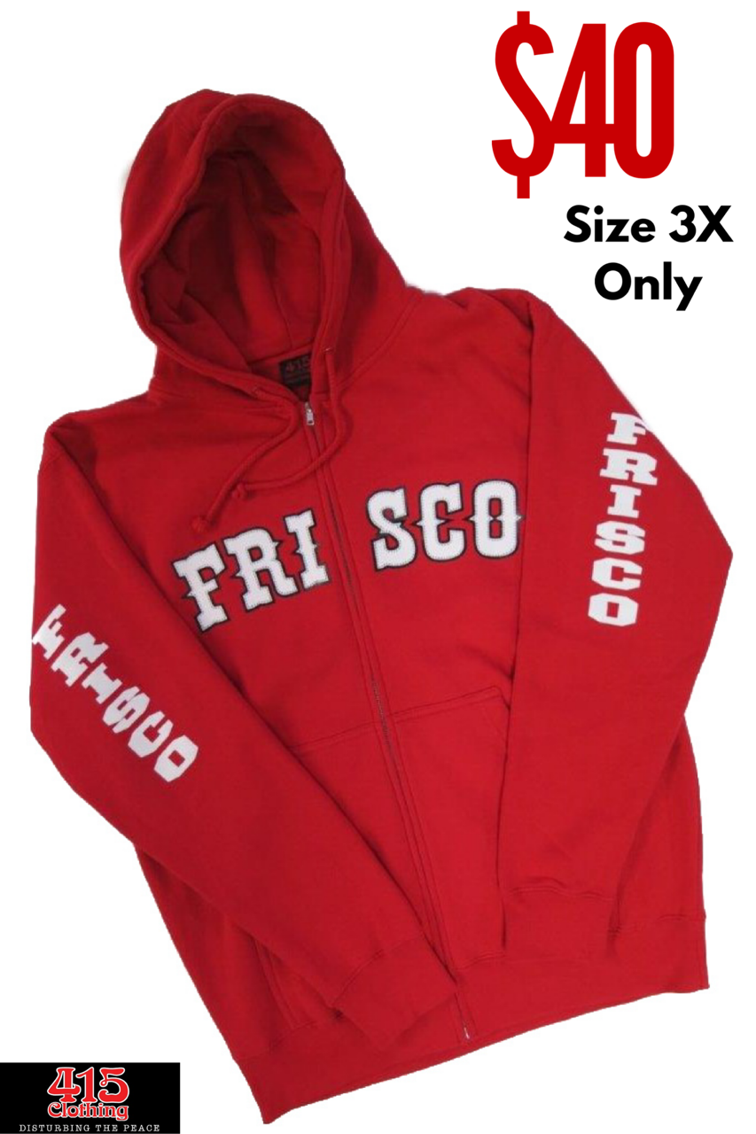 Frisco 415 Men's Hooded Zipper Sweatshirt