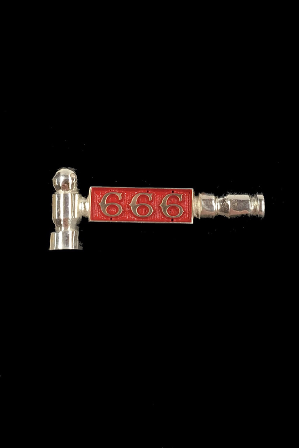 666 Sterling Silver Hammer Pin - 415 Clothing, Inc.