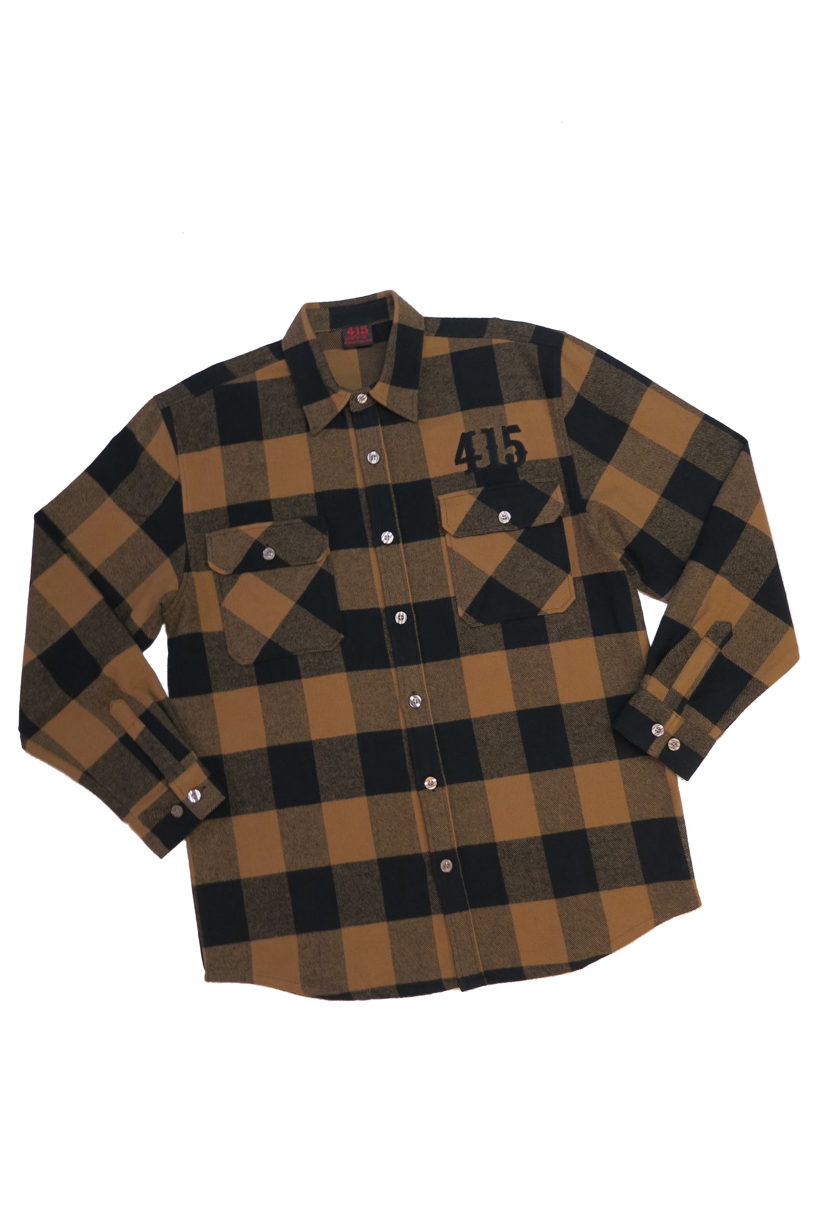 415 Embroidered Men's Flannel