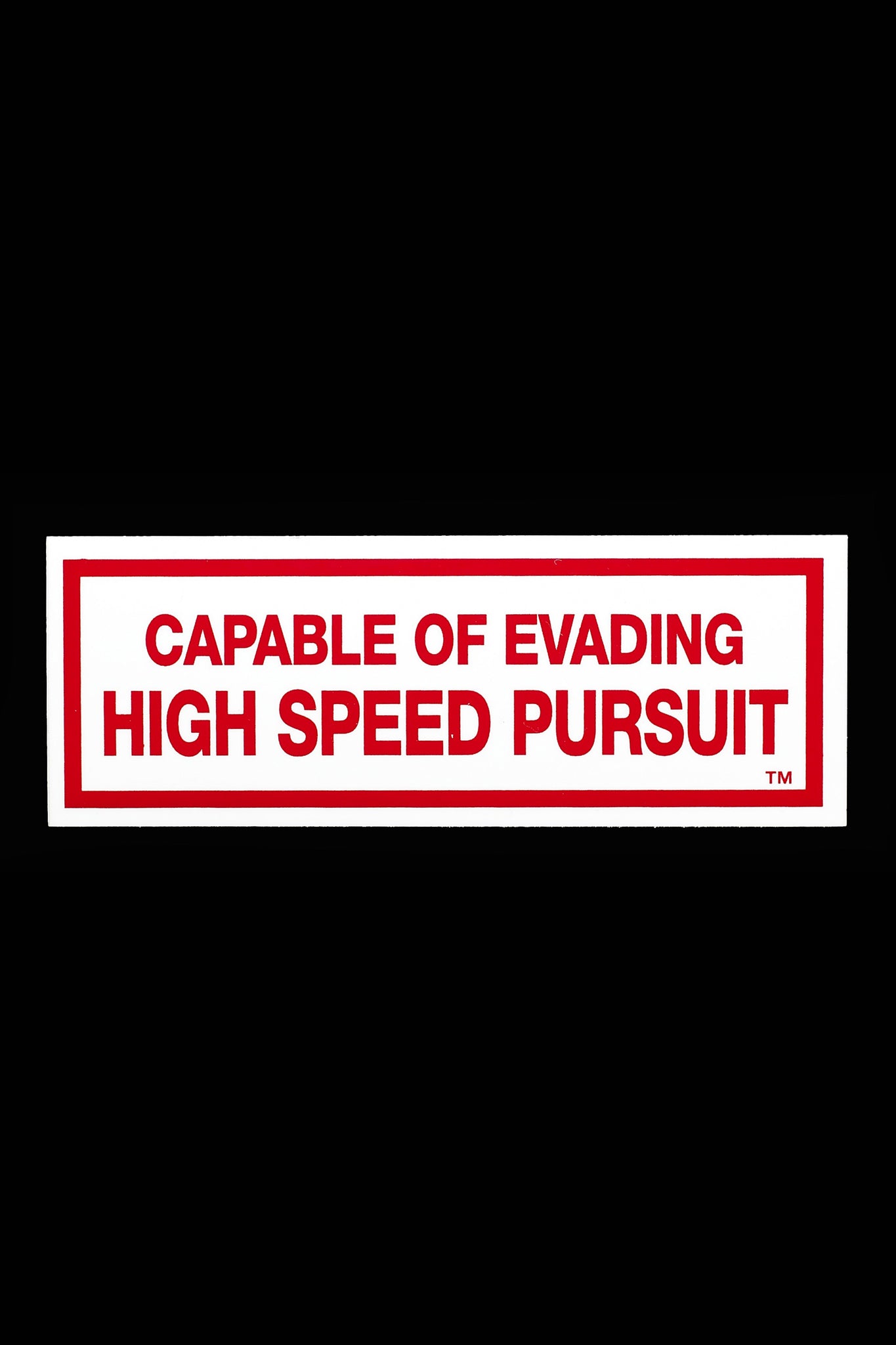 Capable of Evading Sticker