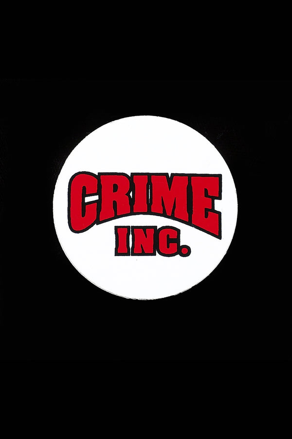 Crime Inc. Circle Sticker