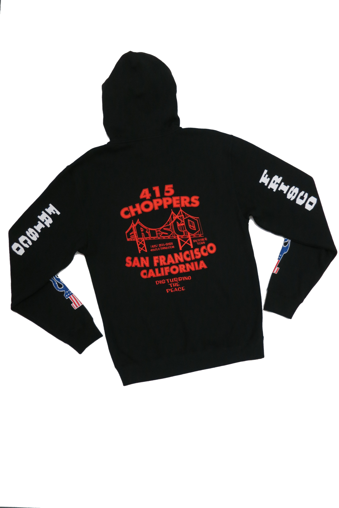 Frisco #1 Mens Hooded Sweatshirt - 415 Clothing, Inc. Frisco #1 Mens Hooded Sweatshirt - 415 Clothing, Inc.