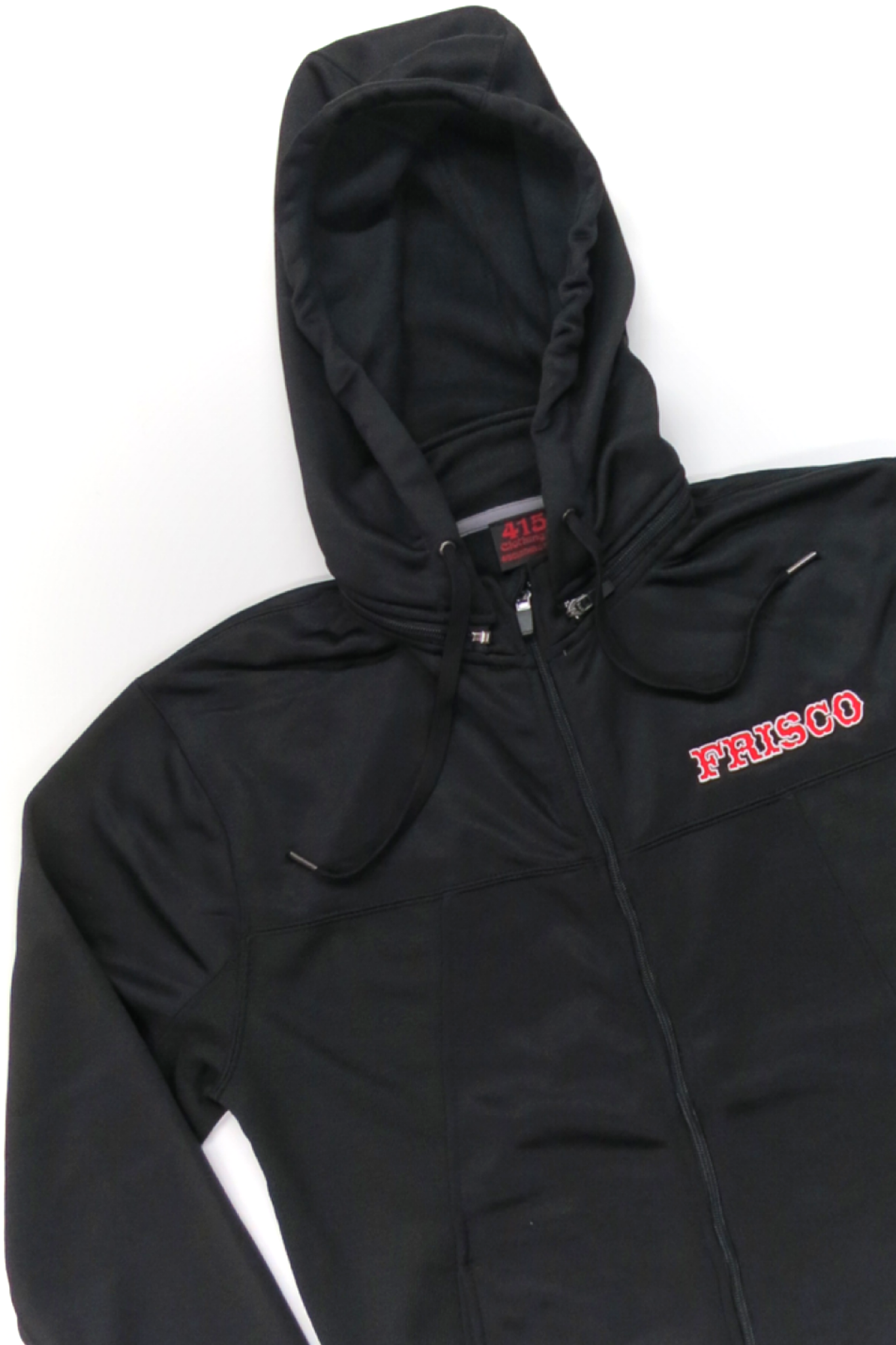 Frisco Hooded Zipper Sweatshirt with Removable Hood - 415 Clothing, Inc.
