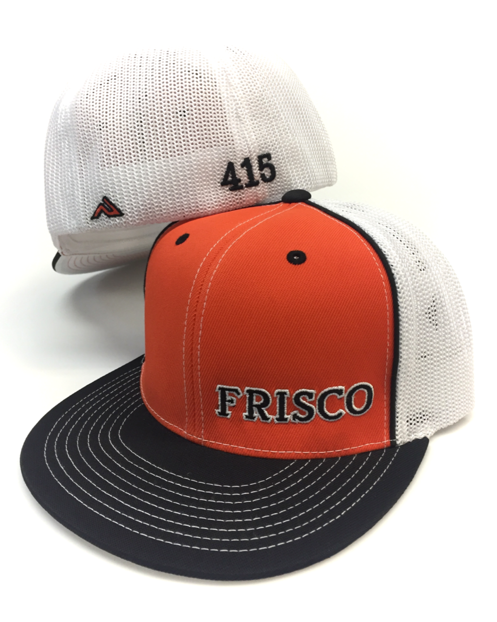 Frisco Side Stitch Trucker Flat Bill