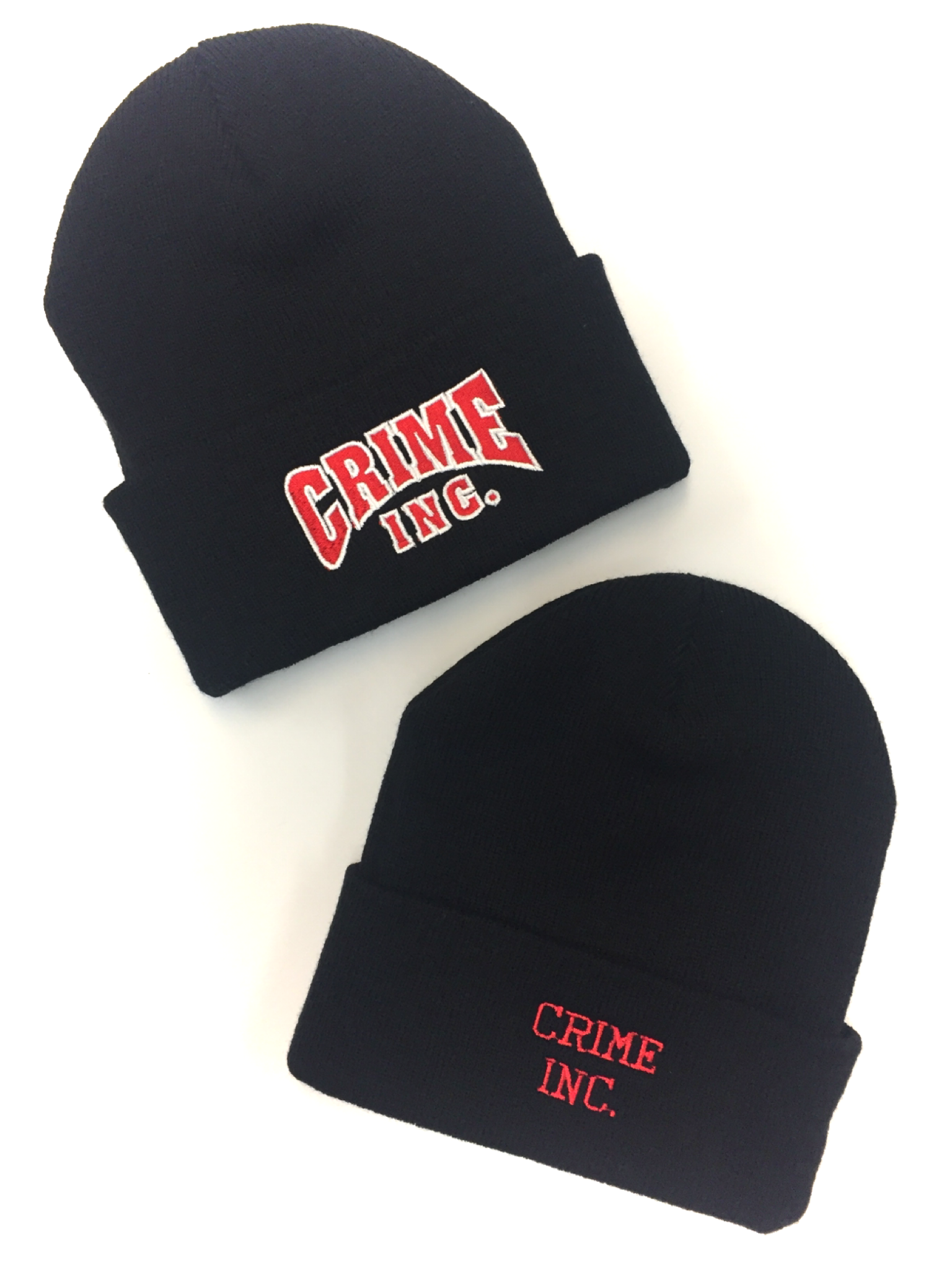 Crime Inc. Cuffed Knit Beanie Cap