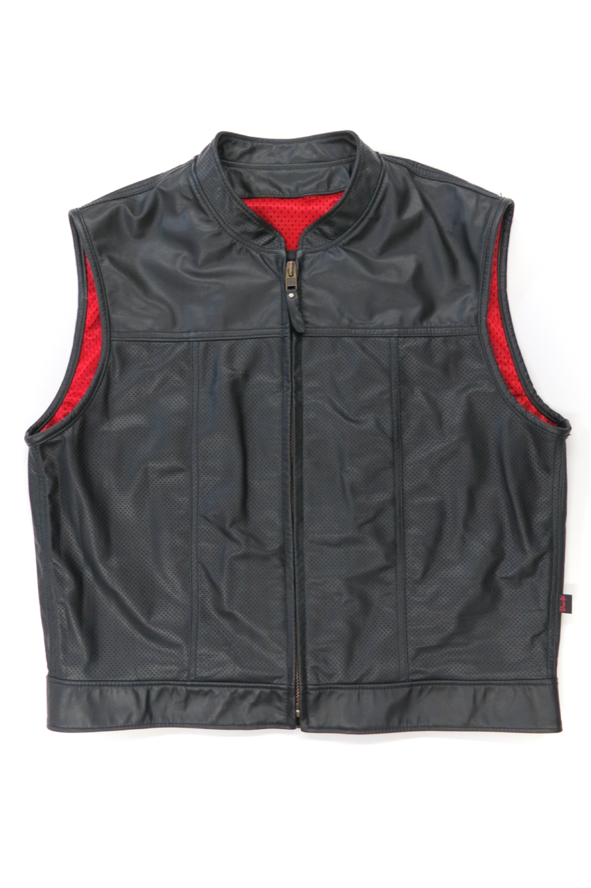 415 Clothing 3/4スリーブクラブレザージャケット XL MFJ-2534】レザースリーブキルティングジャケット_Mens – max