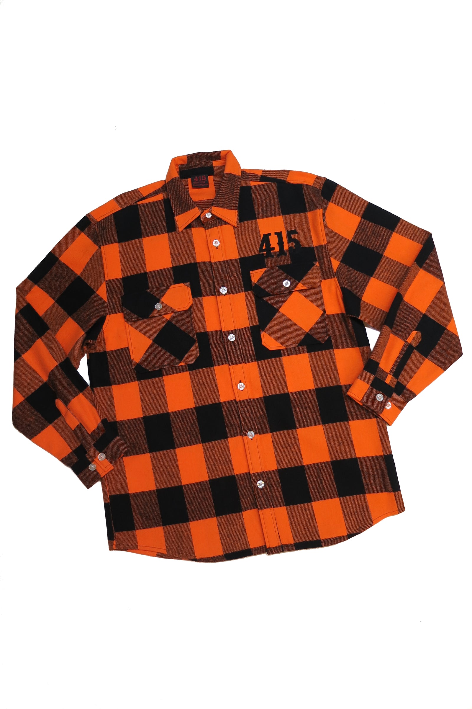 415 Embroidered Men's Flannel
