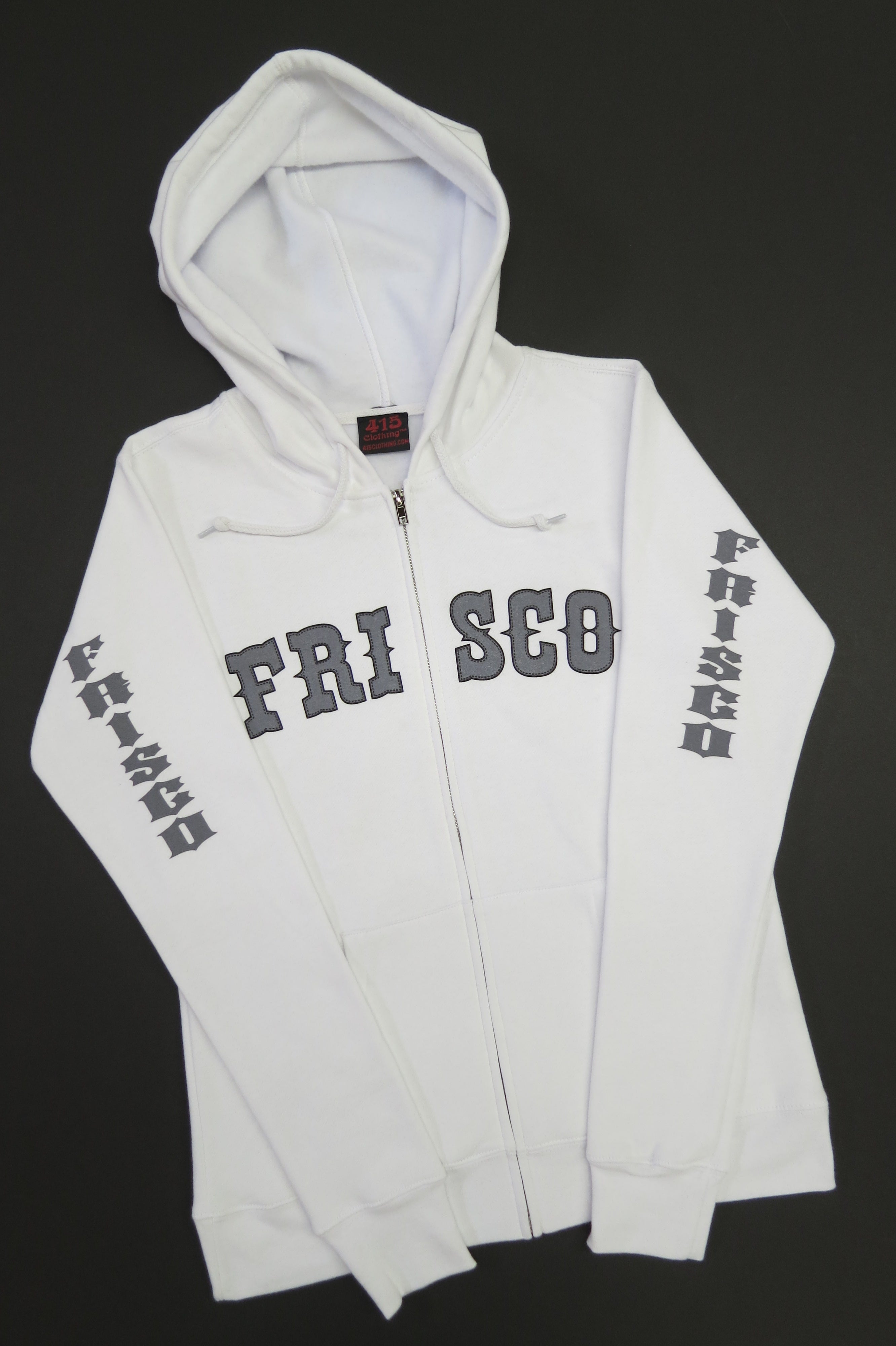 Frisco 415 Ladies Hooded Zipper Sweatshirt - 415 Clothing, Inc.