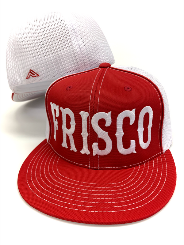 Large Frisco Flat Bill Trucker Hat