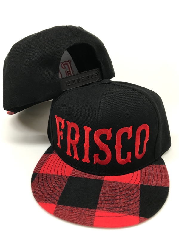 Large Frisco Plaid Snapback Hat