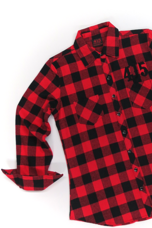 415 Embroidered Ladies Flannel