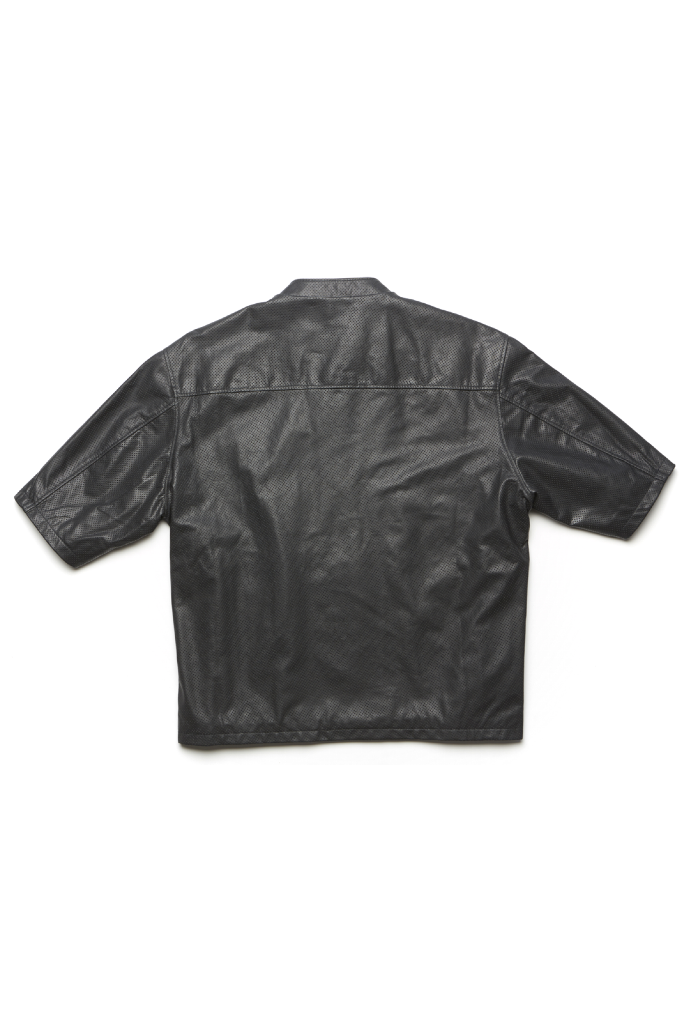 Perforated 2025 leather shirt