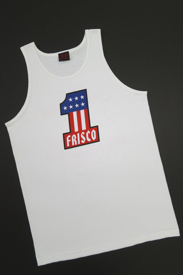 Frisco #1 Men's White Tank Top