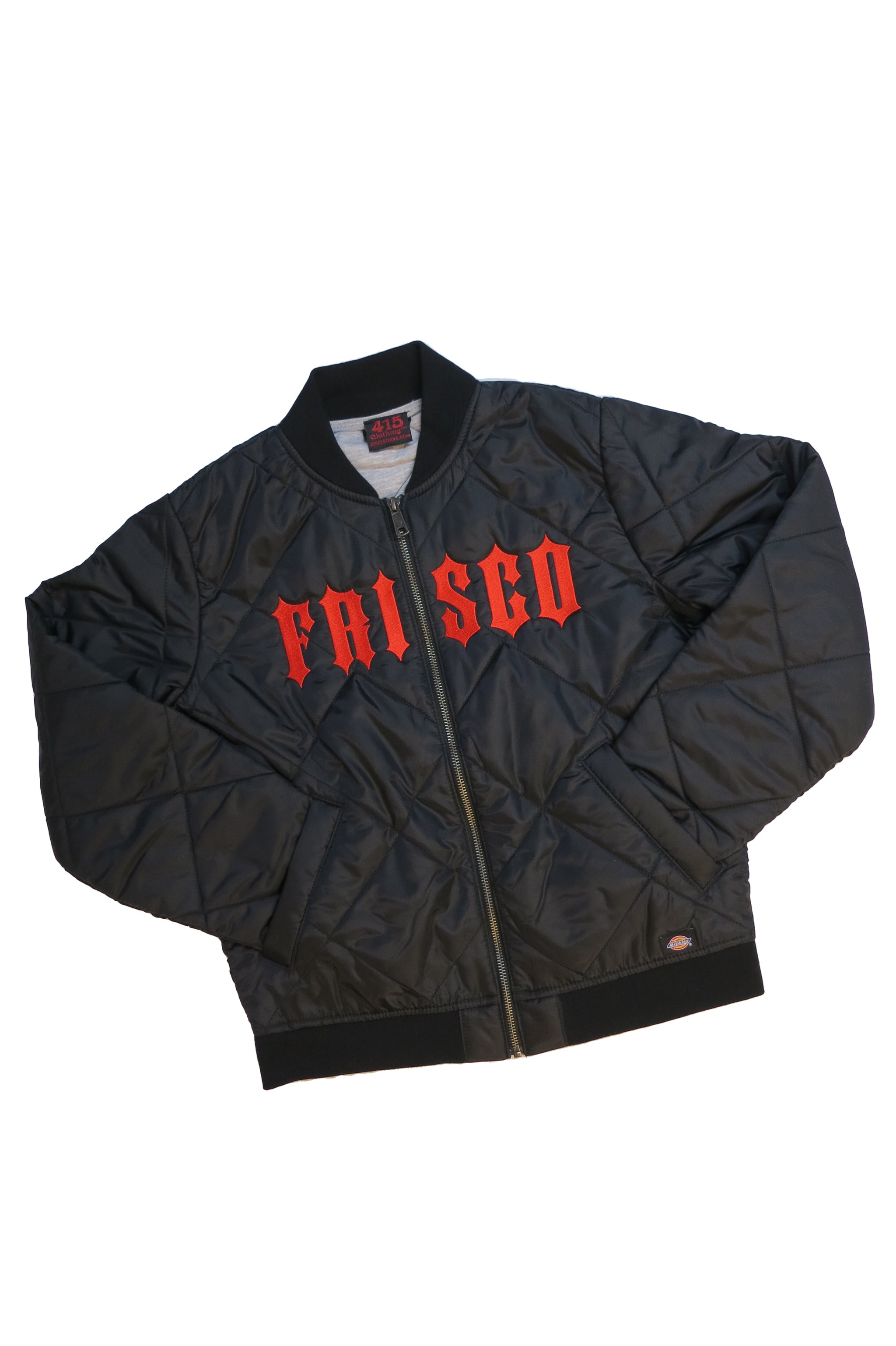 Ladies Frisco 415 Embroidered Quilted Bomber - 415 Clothing, Inc.
