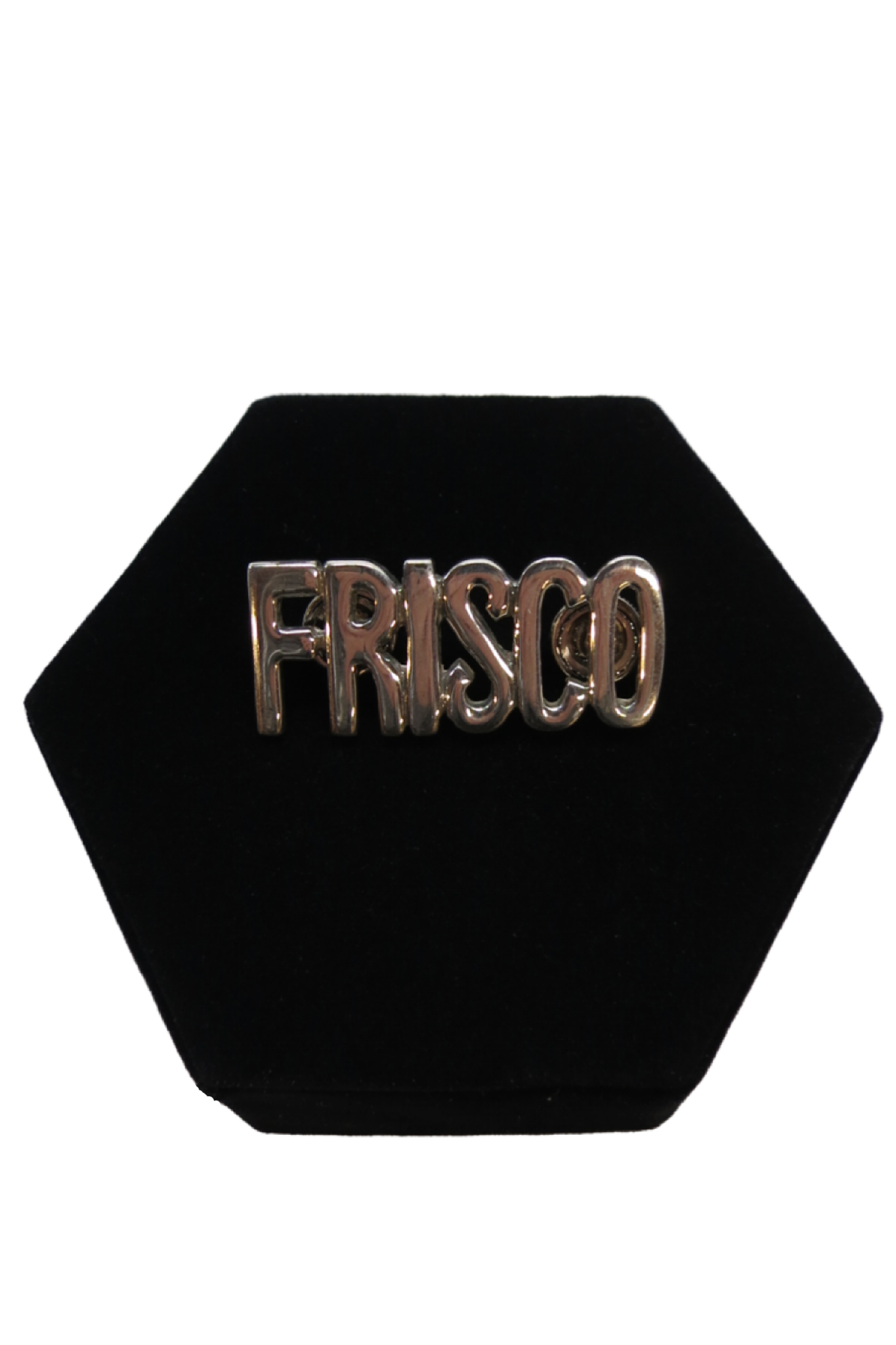 Large Frisco Sterling Silver Pin