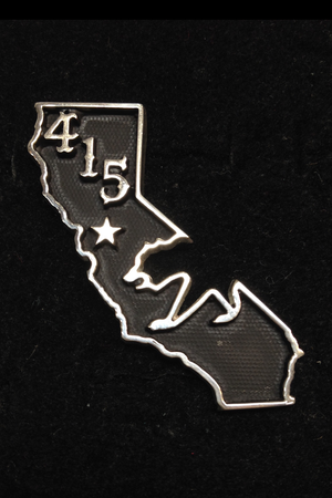 California Sterling Silver Pin