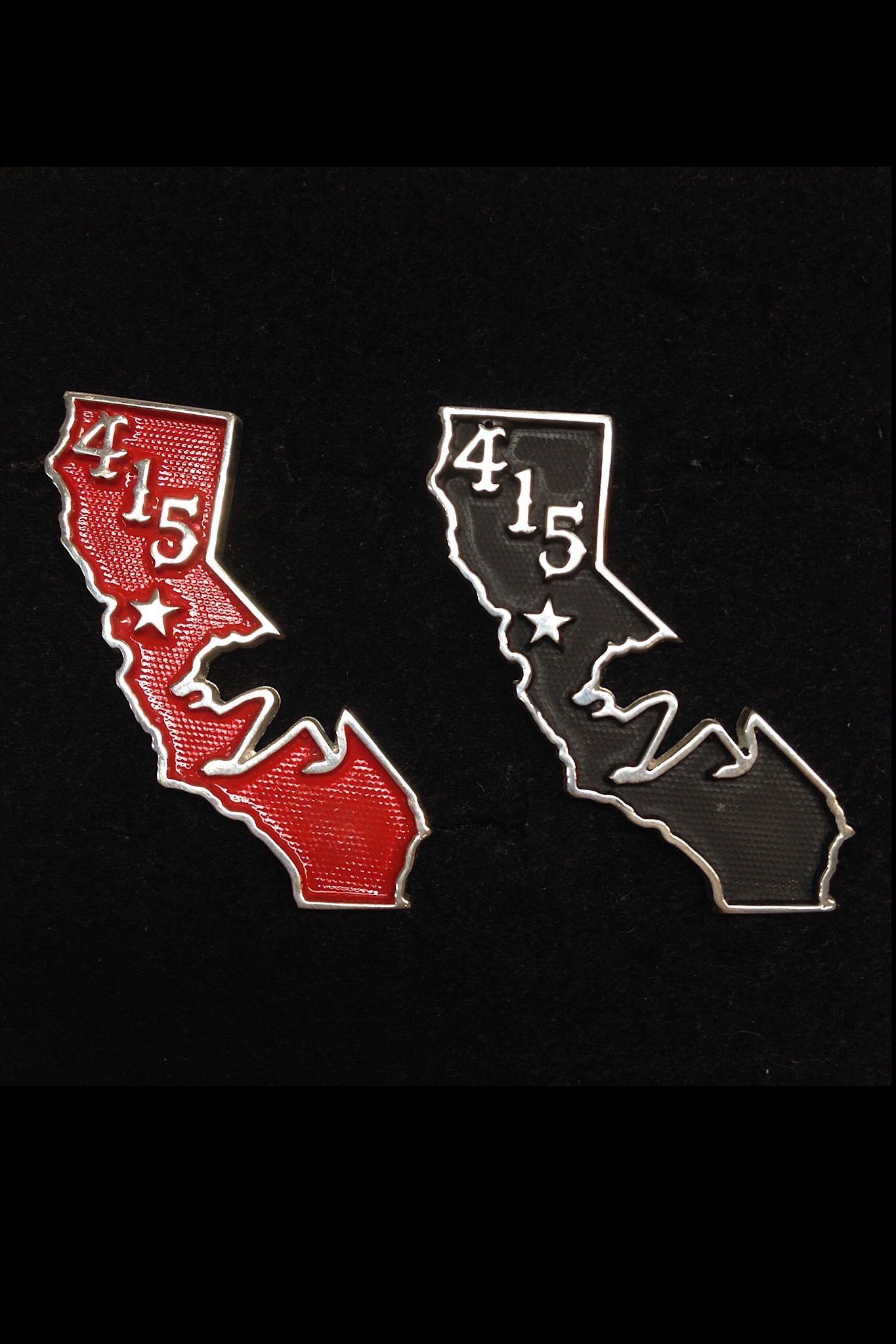 California Sterling Silver Pin