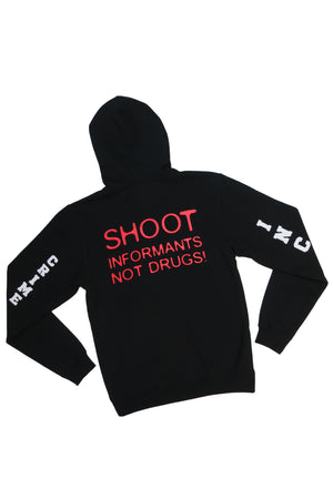 Crime Inc. with Guns Hooded Sweatshirt