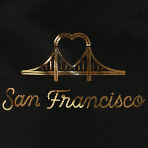 SF Bridge Heart Tote Bag
