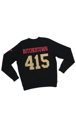 Butchertown Men's Crewneck - Football Theme