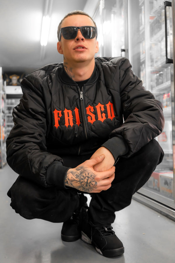 Frisco 415 Embroidered Quilted Bomber