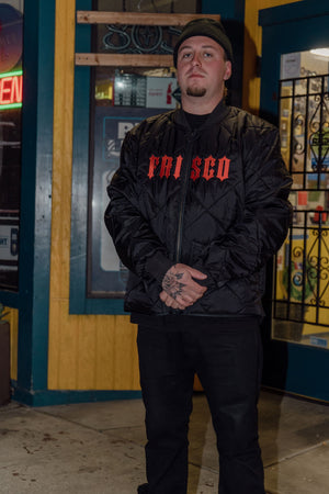 Frisco 415 Embroidered Quilted Bomber