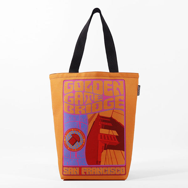Groovy Golden Gate Bridge Tote Bag