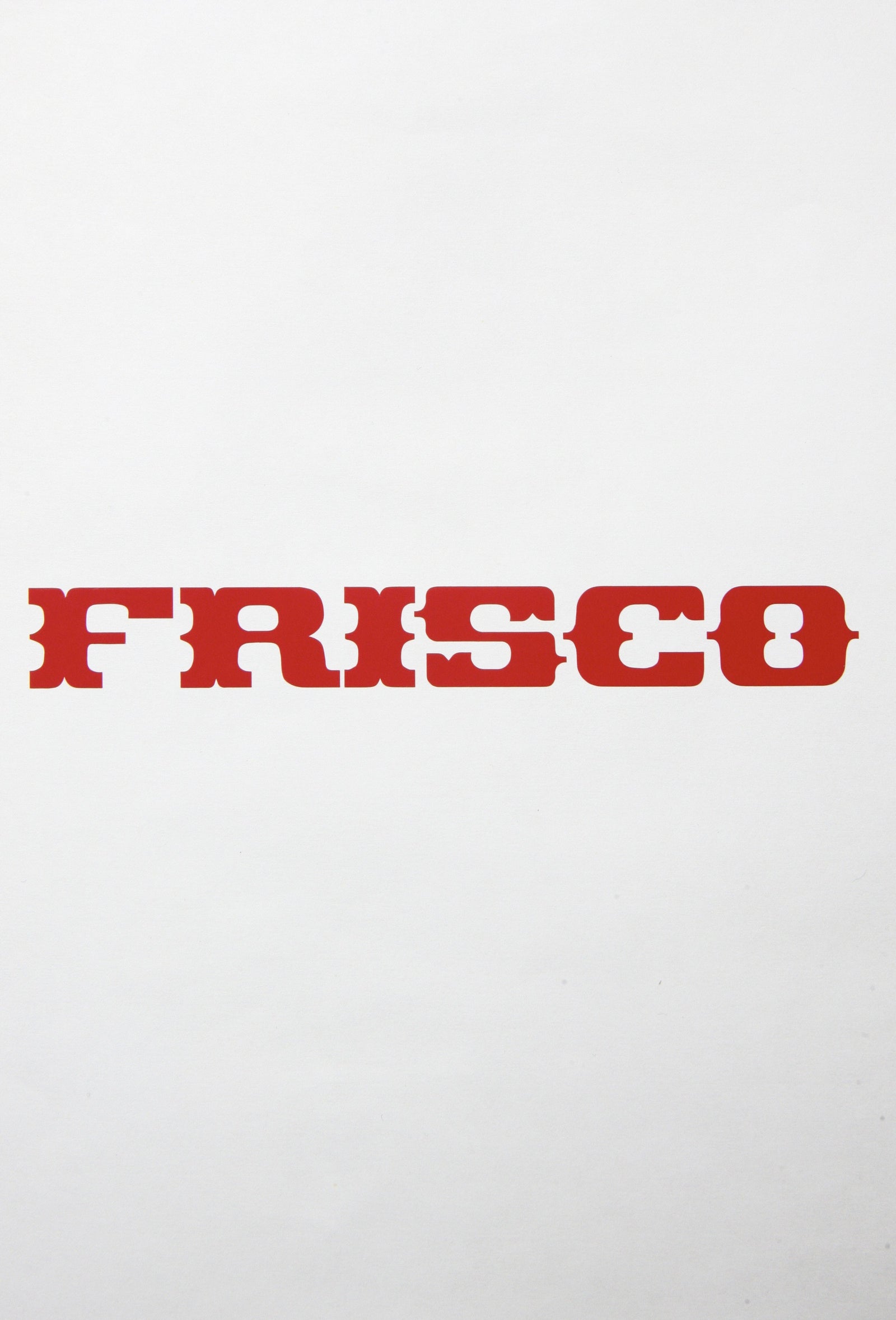 Frisco Vinyl Sticker