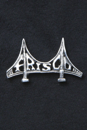 Frisco Bridge Sterling Silver Pin