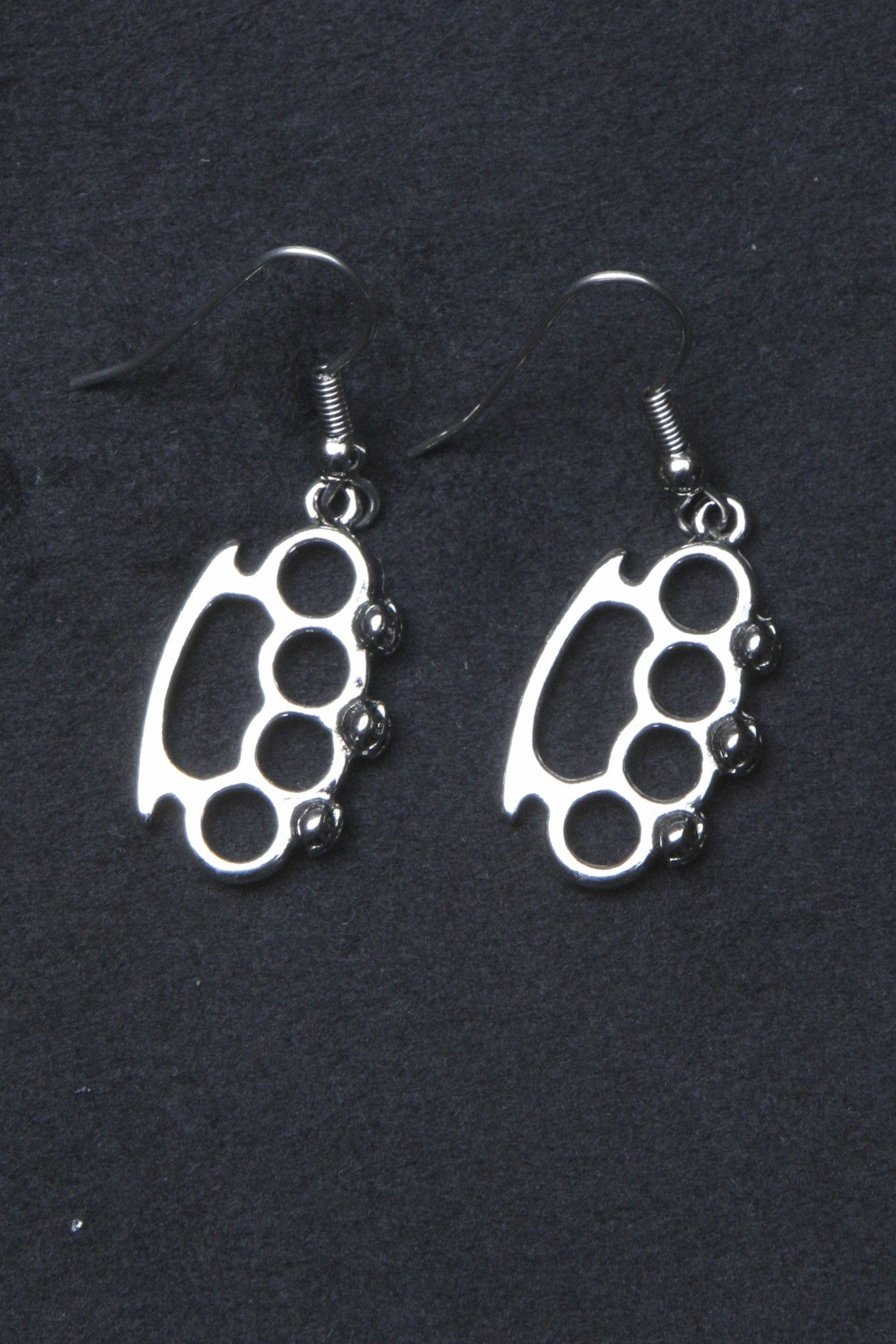 Brass Knuckle Earrings