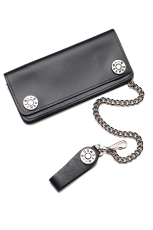 Bullet Shell Leather Wallet 8"